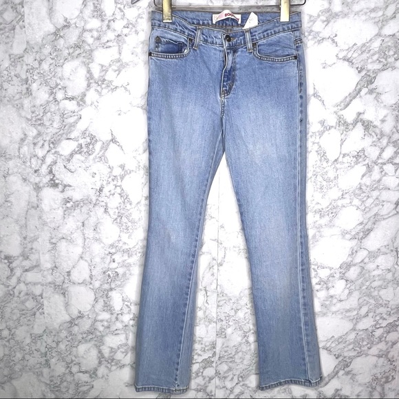 Faded Glory Girls Y2K Light Wash Bootcut Jeans Size 14 - Picture 3 of 6